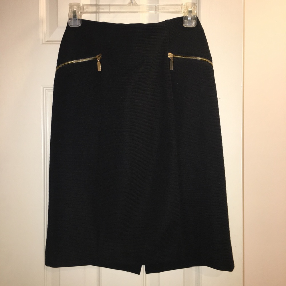 Alfani Black knee length stretch skirt